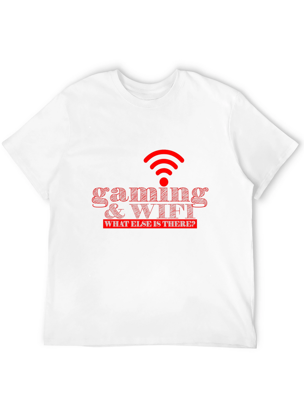 Gaming & WiFi Mens Graphic Tee - Black