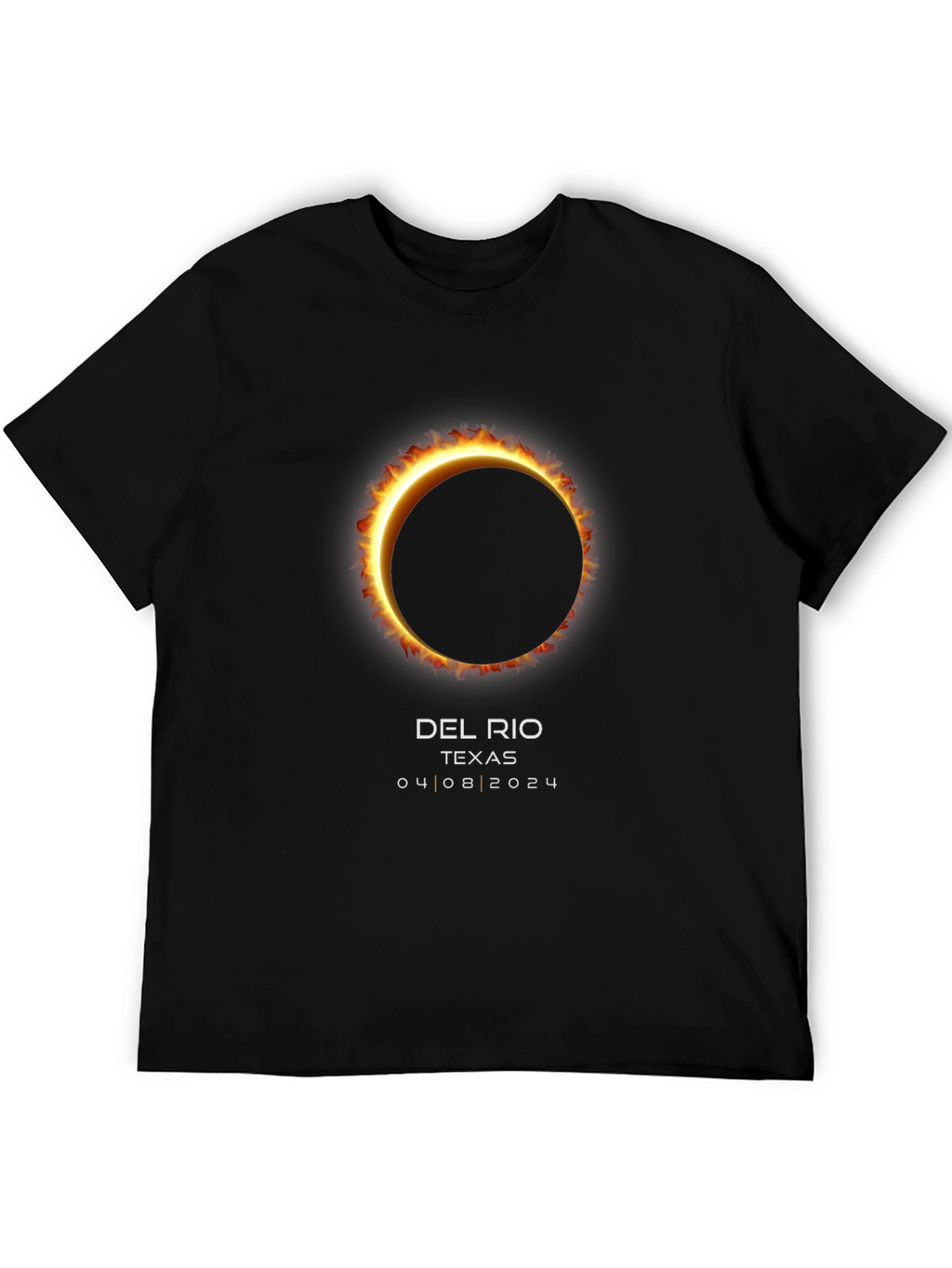Del Rio Texas 2024 Total Solar Eclipse T-Shirt