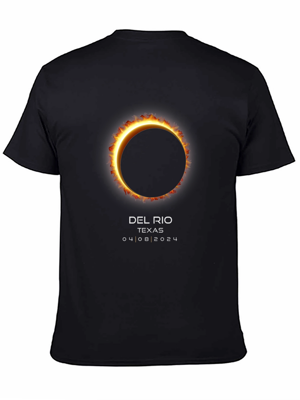 Del Rio Texas 2024 Total Solar Eclipse T-Shirt