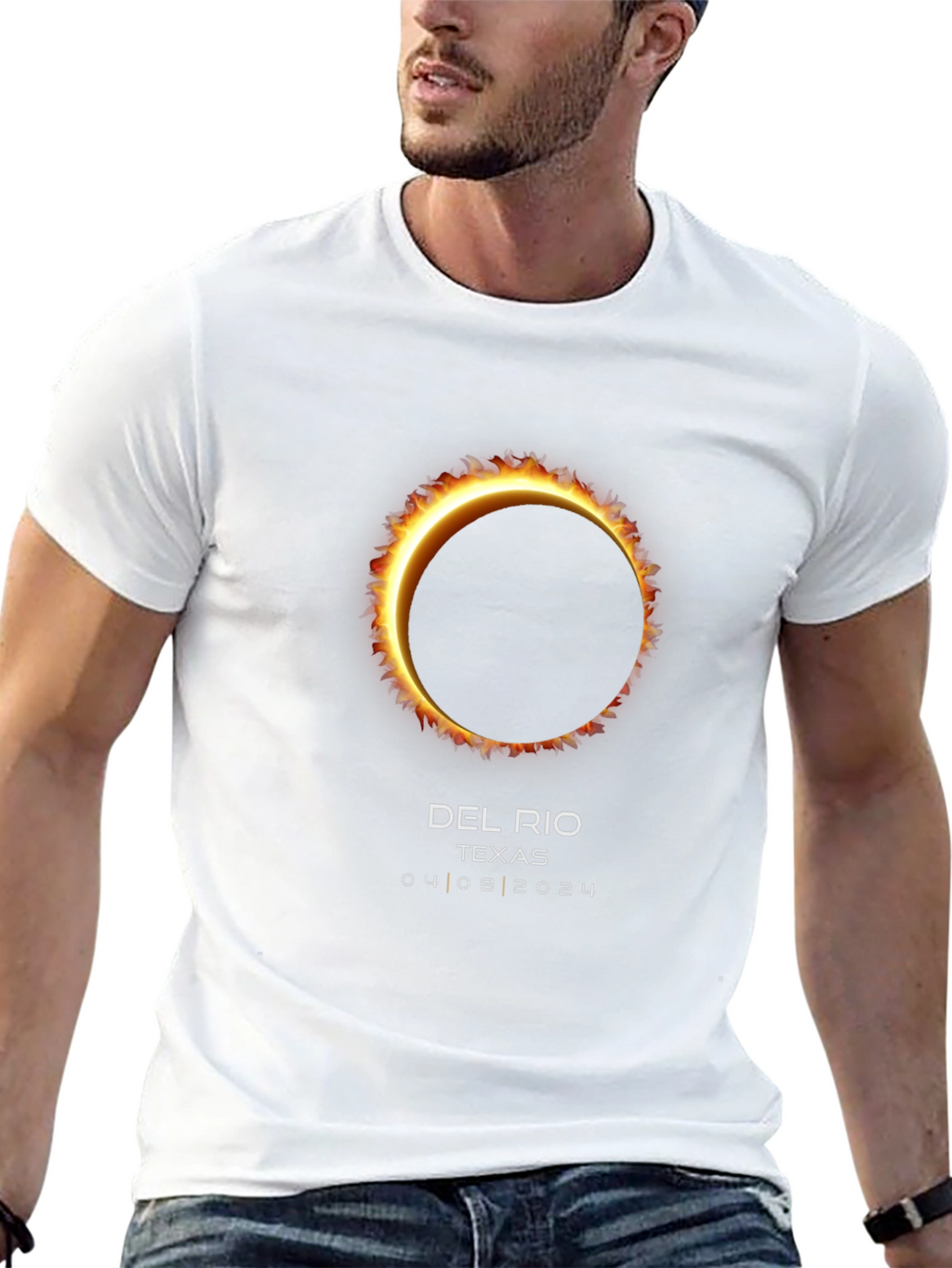 Del Rio Texas 2024 Total Solar Eclipse T-Shirt