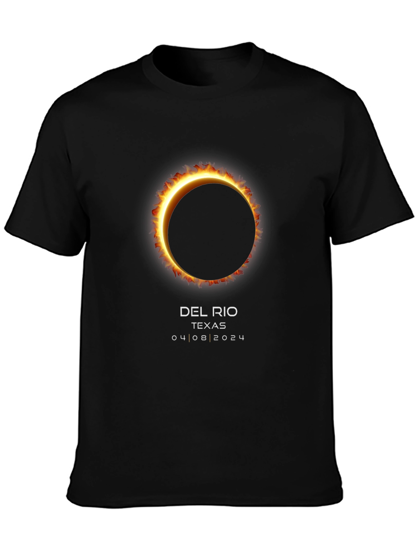 Del Rio Texas 2024 Total Solar Eclipse T-Shirt