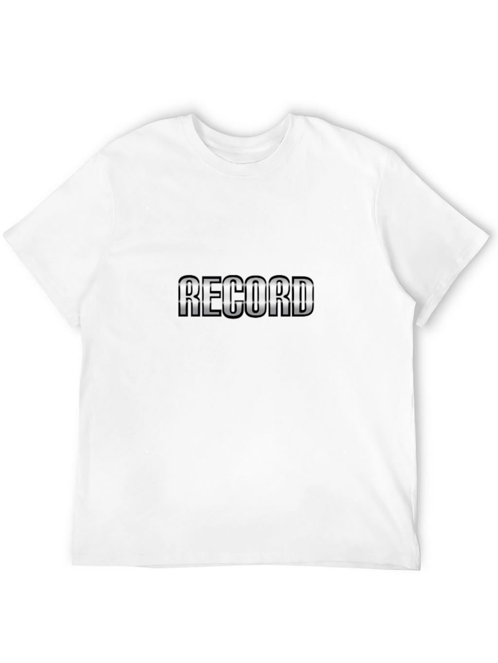 Record Graphic Black T-Shirt