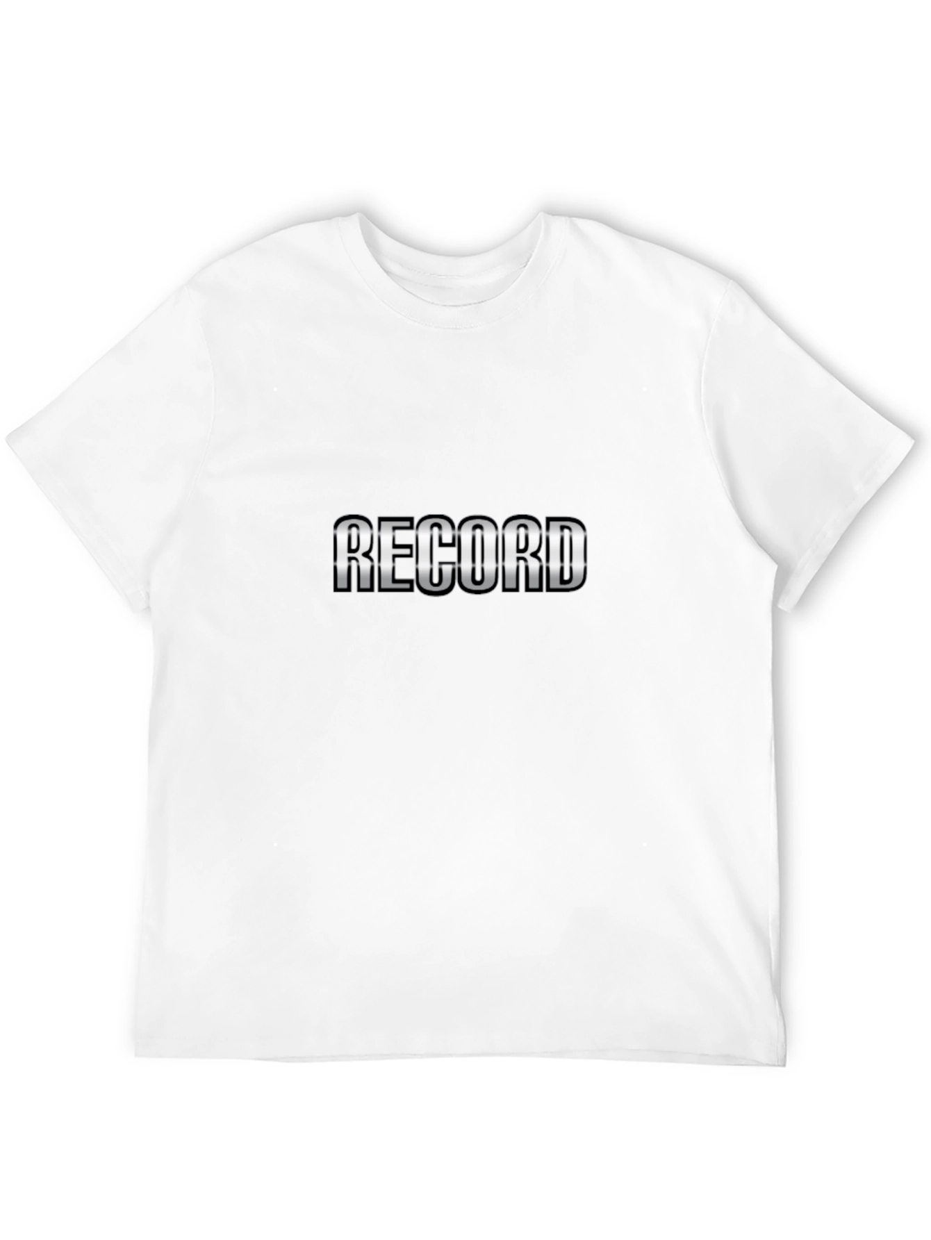 Record Graphic Black T-Shirt