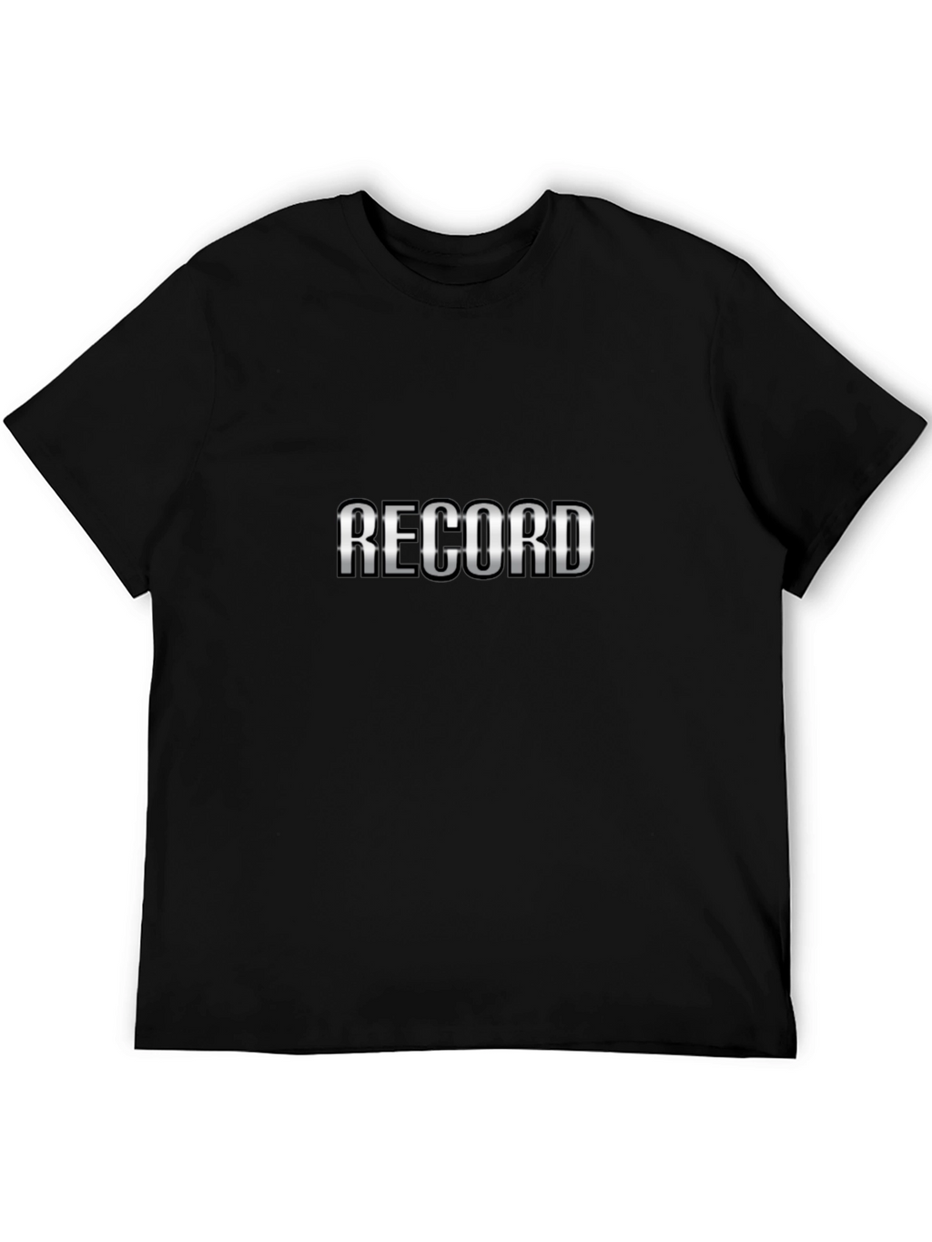 Record Graphic Black T-Shirt
