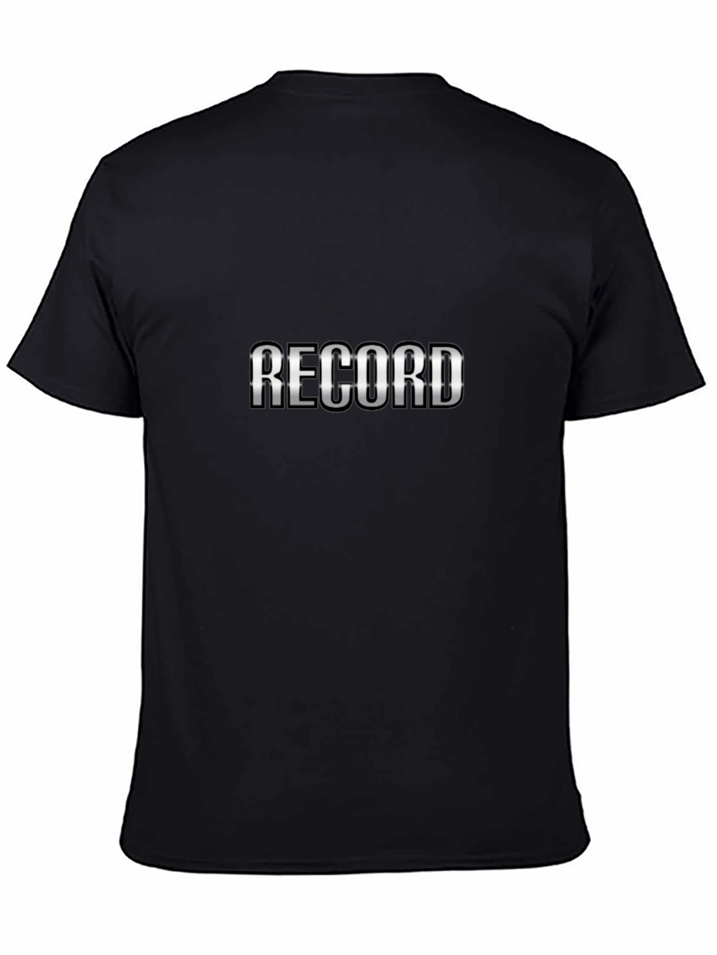Record Graphic Black T-Shirt