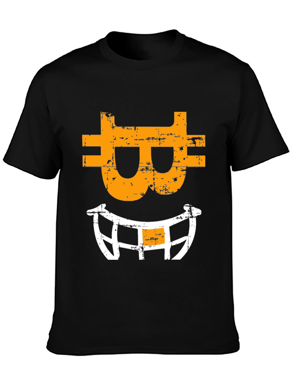Bitcoin Smile Graphic Tee - Crypto Fan Apparel