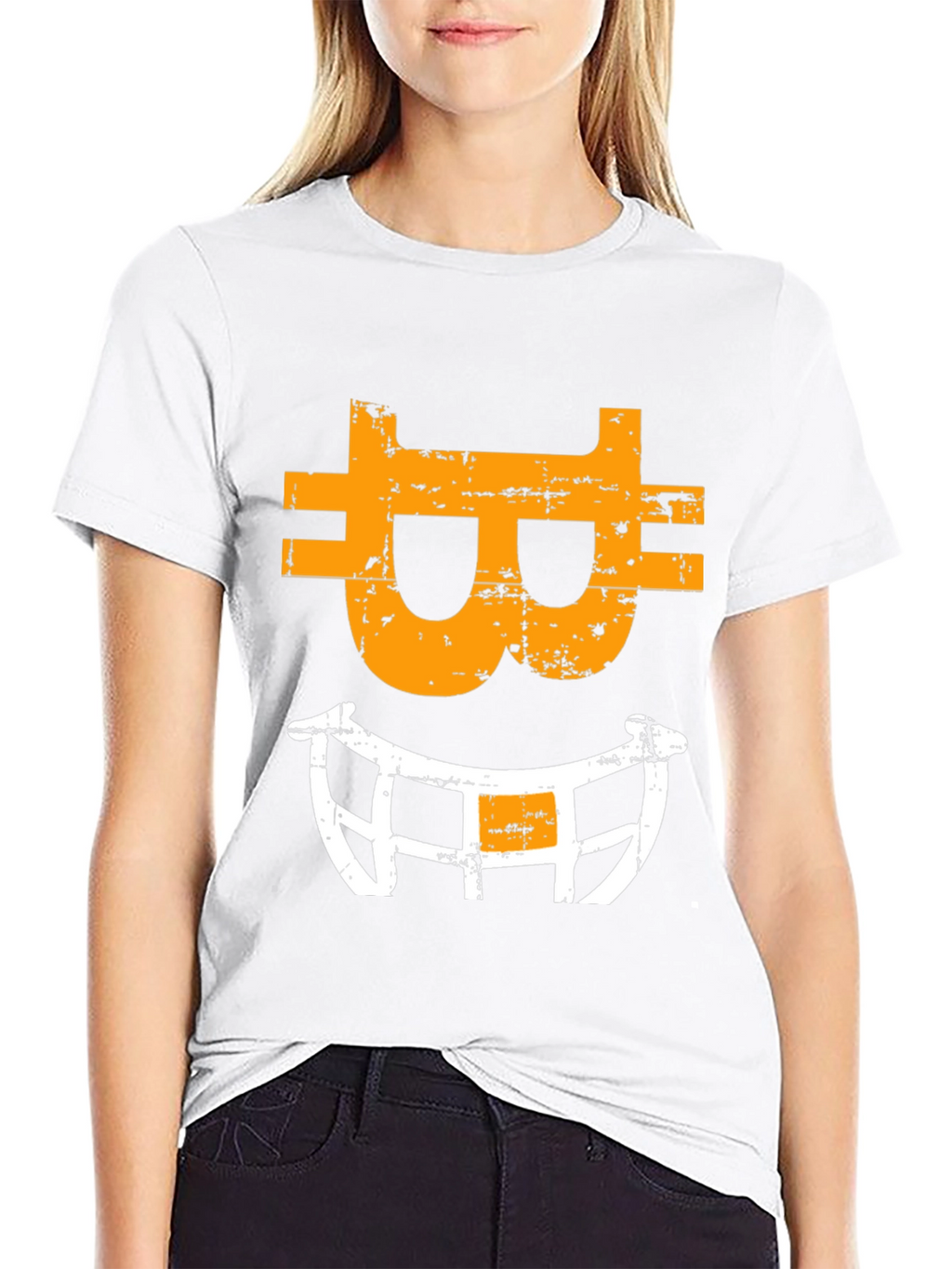 Bitcoin Smile Graphic Tee - Crypto Fan Apparel