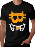 Bitcoin Smile Graphic Tee - Crypto Fan Apparel