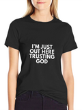 Trusting God Black T-Shirt