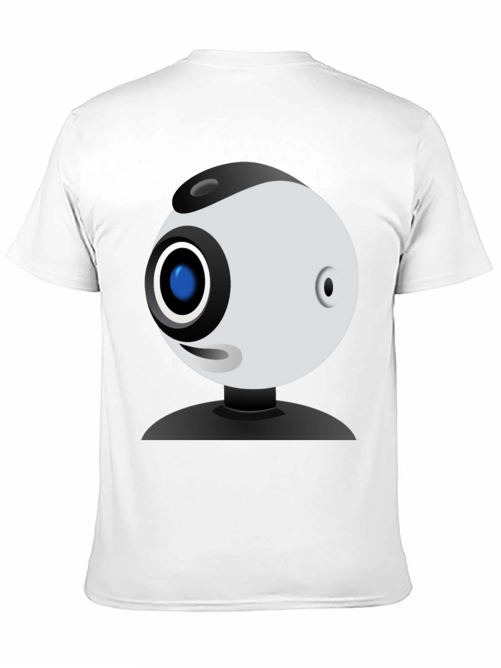 Webcam Graphic Black T-Shirt