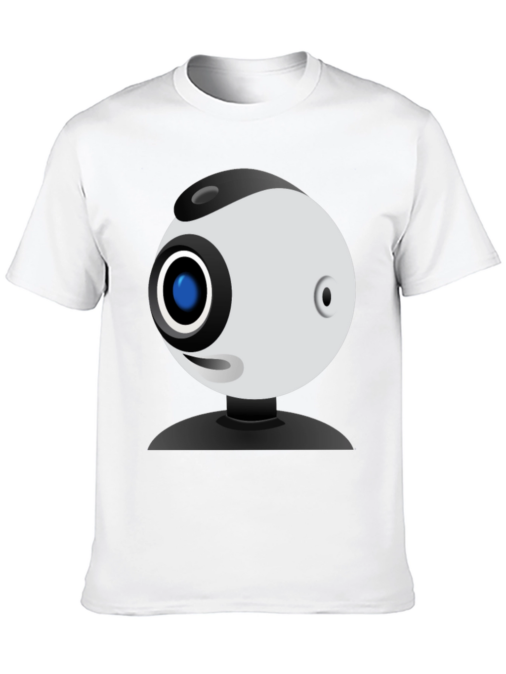 Webcam Graphic Black T-Shirt