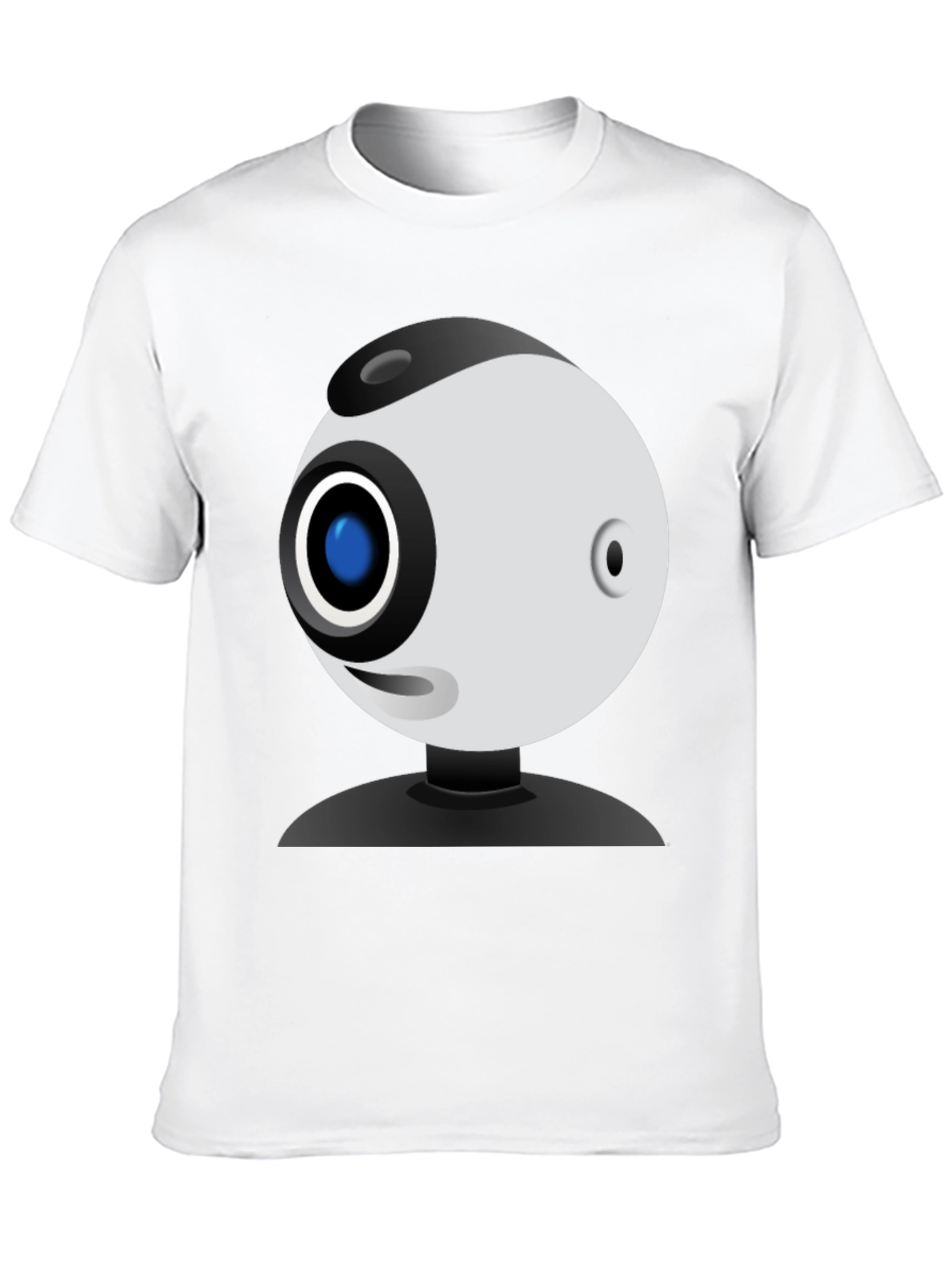 Webcam Graphic Black T-Shirt