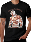 Shaken Not Broken Boxer Graphic T-Shirt