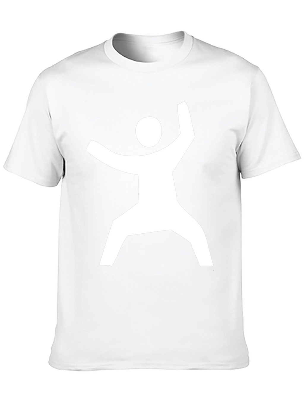Modern Graphic Tee - Geometric Man Design