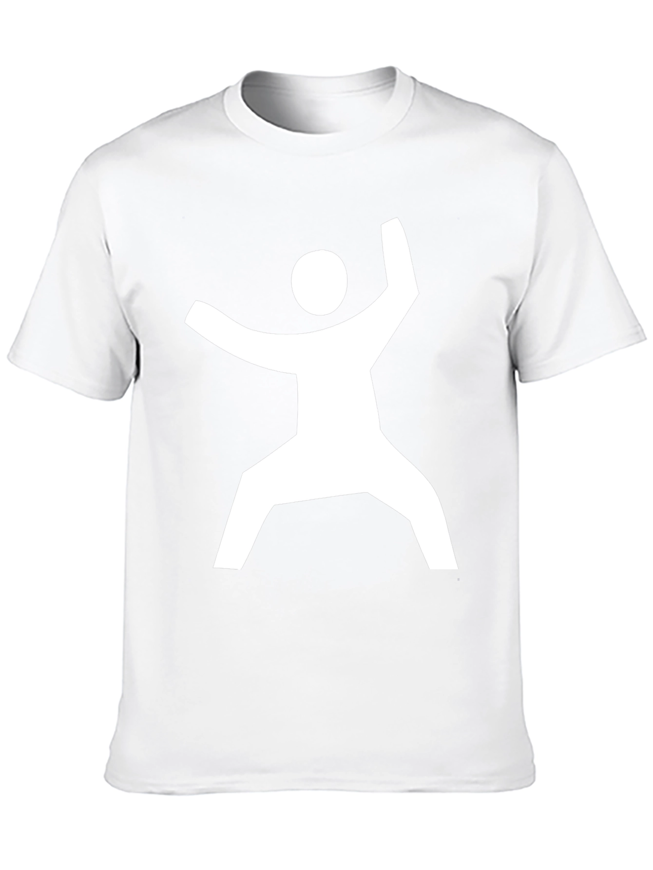 Modern Graphic Tee - Geometric Man Design