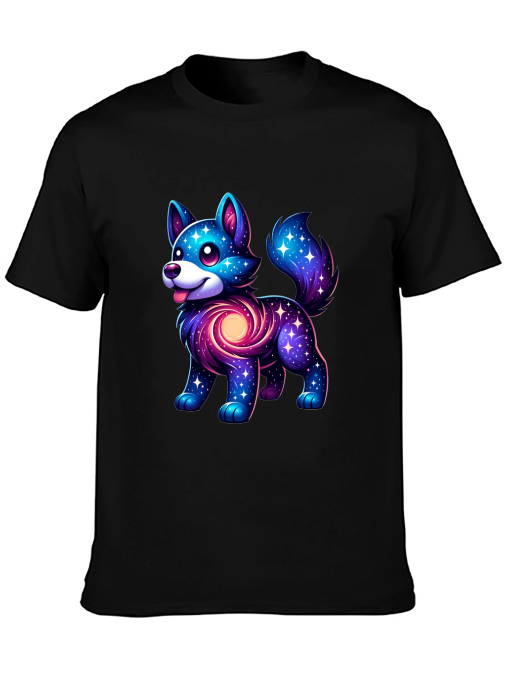 Galaxy Pup T-Shirt - Cosmic Dog Design