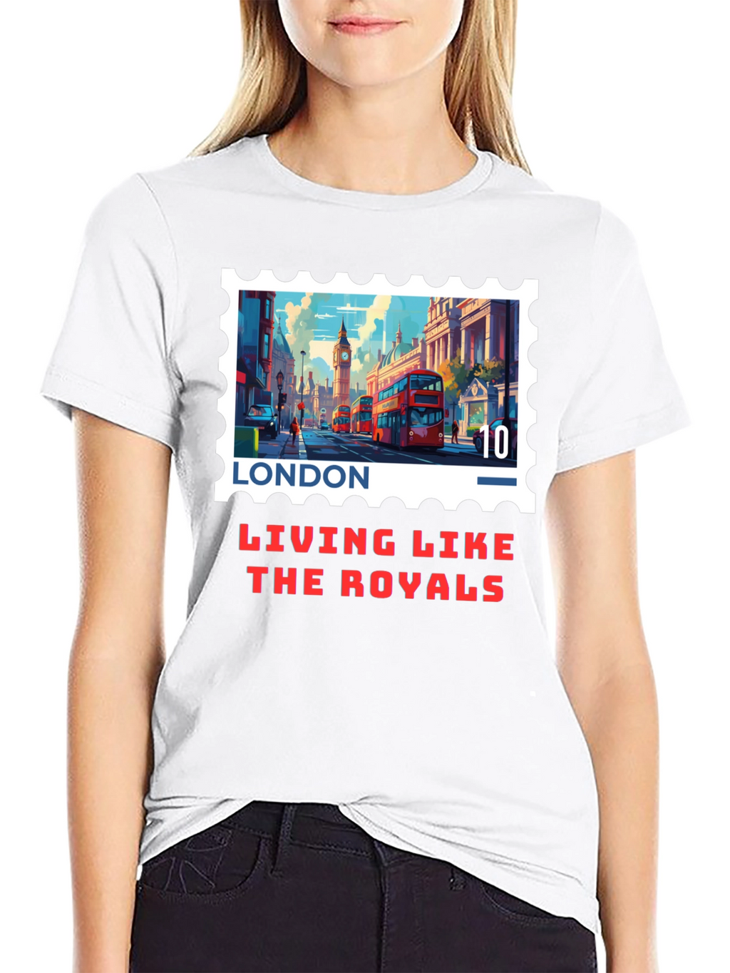 London Stamp T-Shirt - Living Like The Royals
