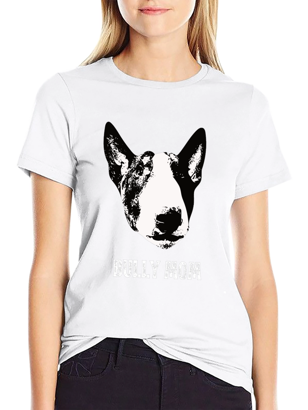 Bully Mom Graphic T-Shirt - Black Cotton Tee