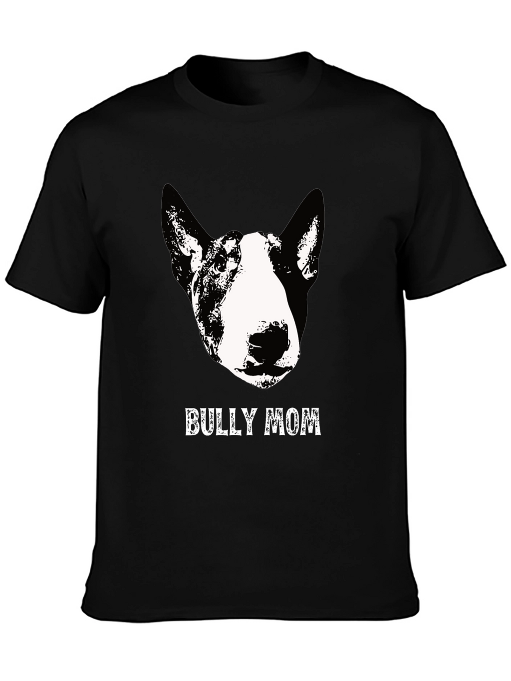 Bully Mom Graphic T-Shirt - Black Cotton Tee