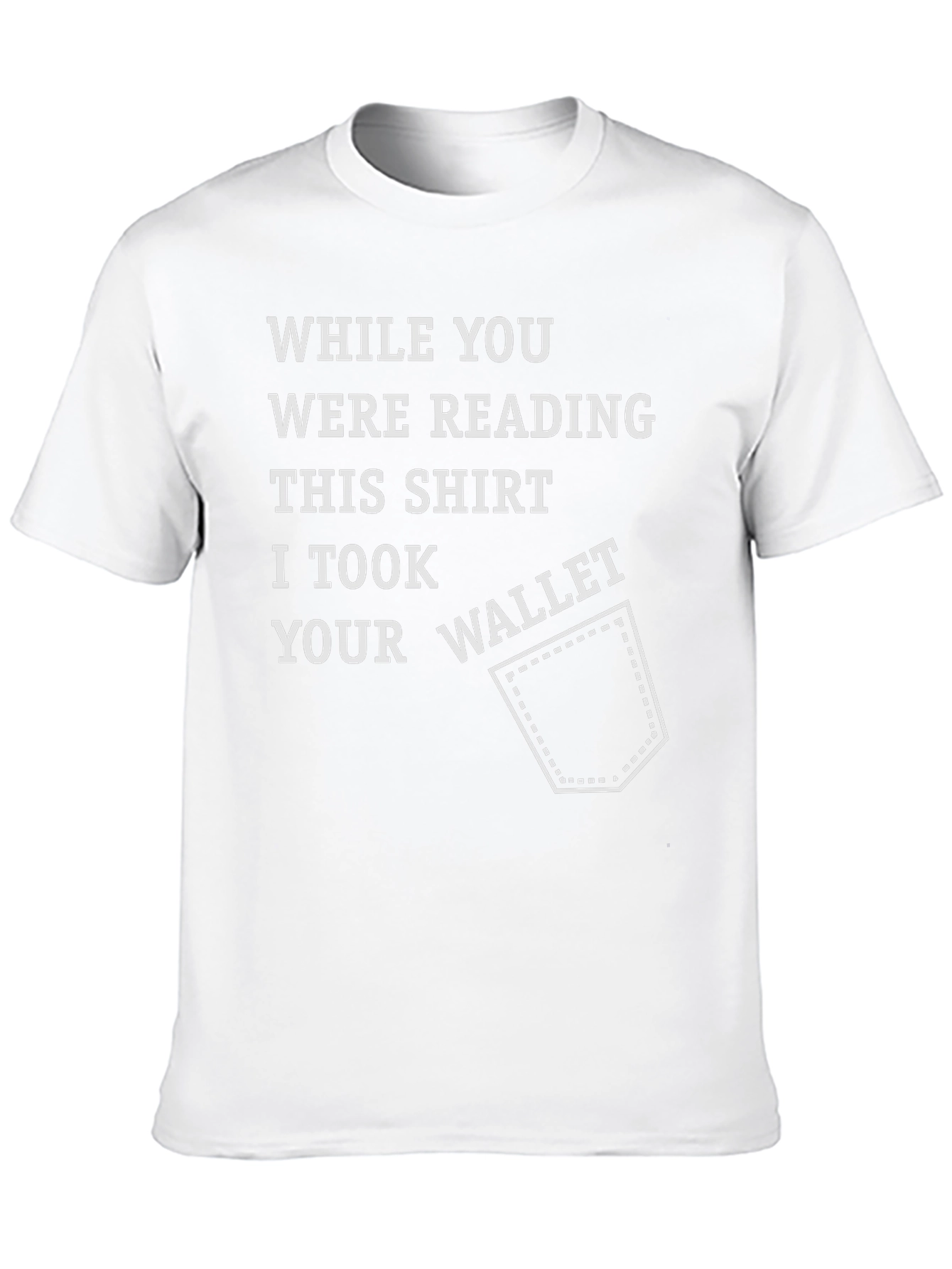 Funny Pickpocket T-Shirt - Read This!