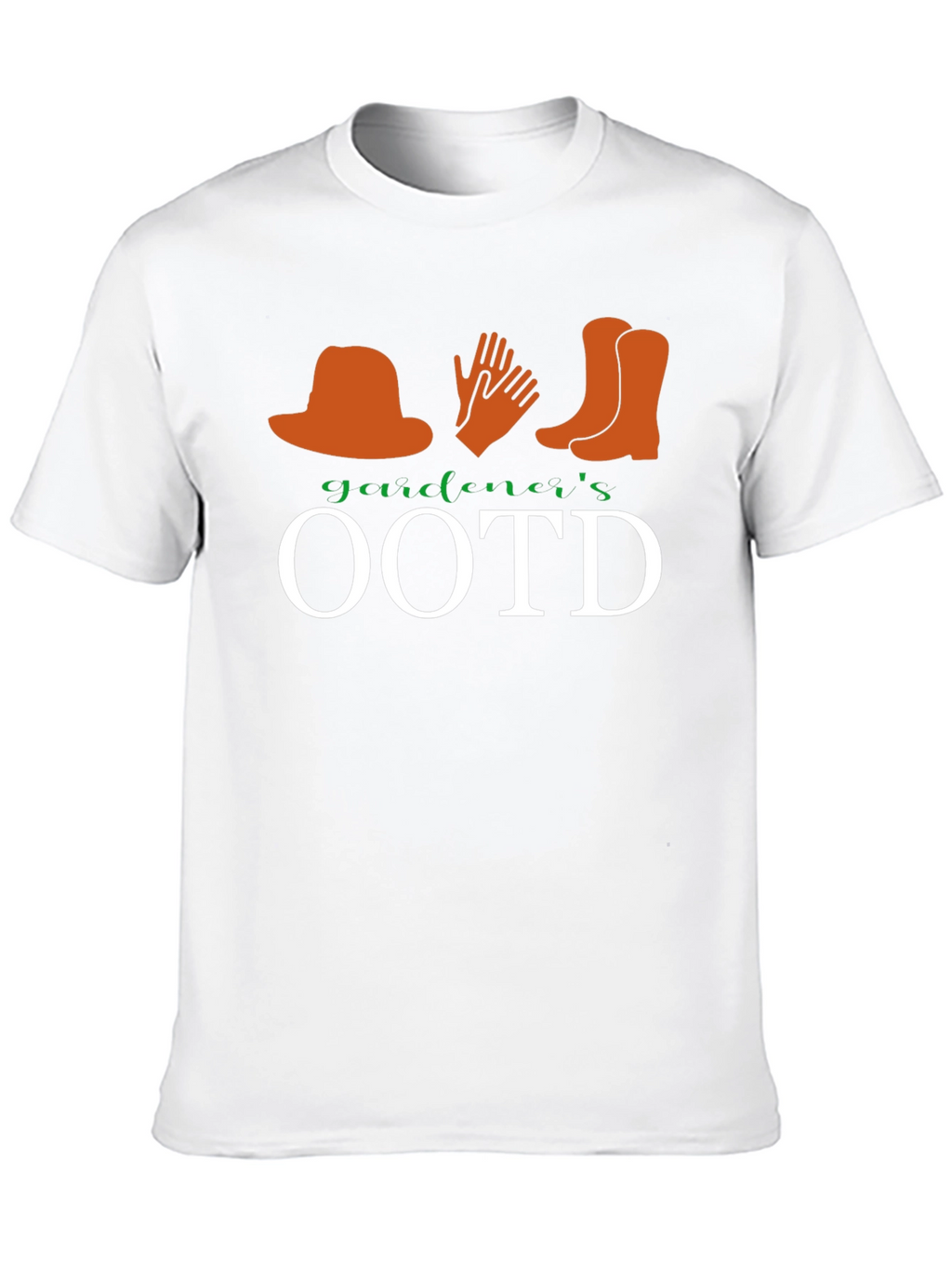 Gardeners OOTD Graphic Tee - Black Cotton T-Shirt