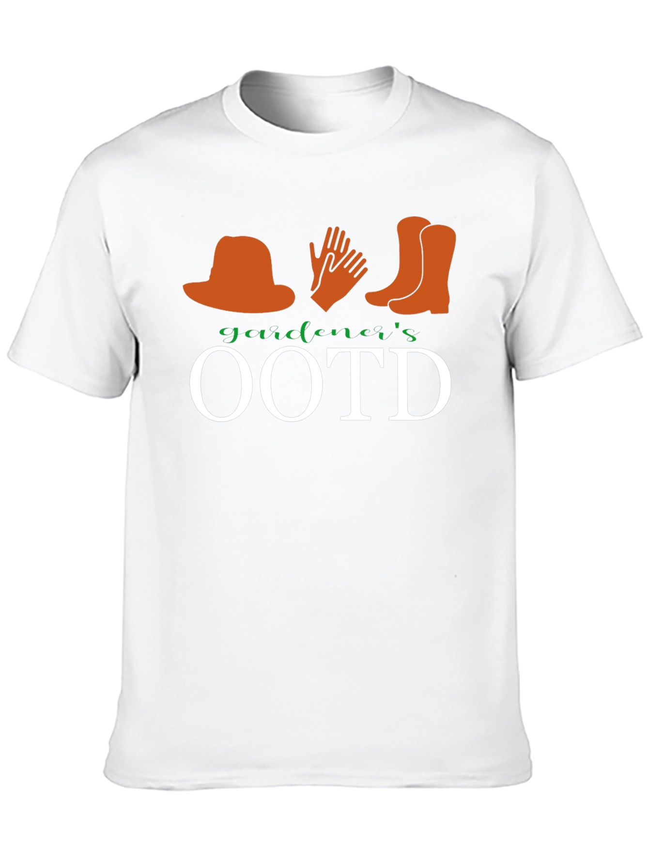 Gardeners OOTD Graphic Tee - Black Cotton T-Shirt