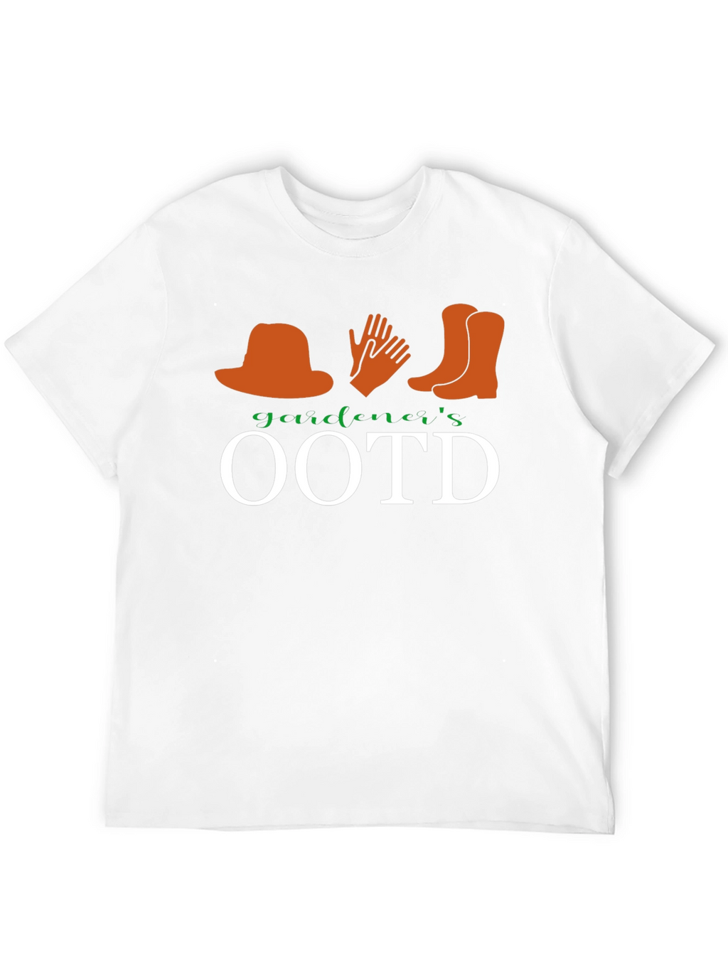 Gardeners OOTD Graphic Tee - Black Cotton T-Shirt