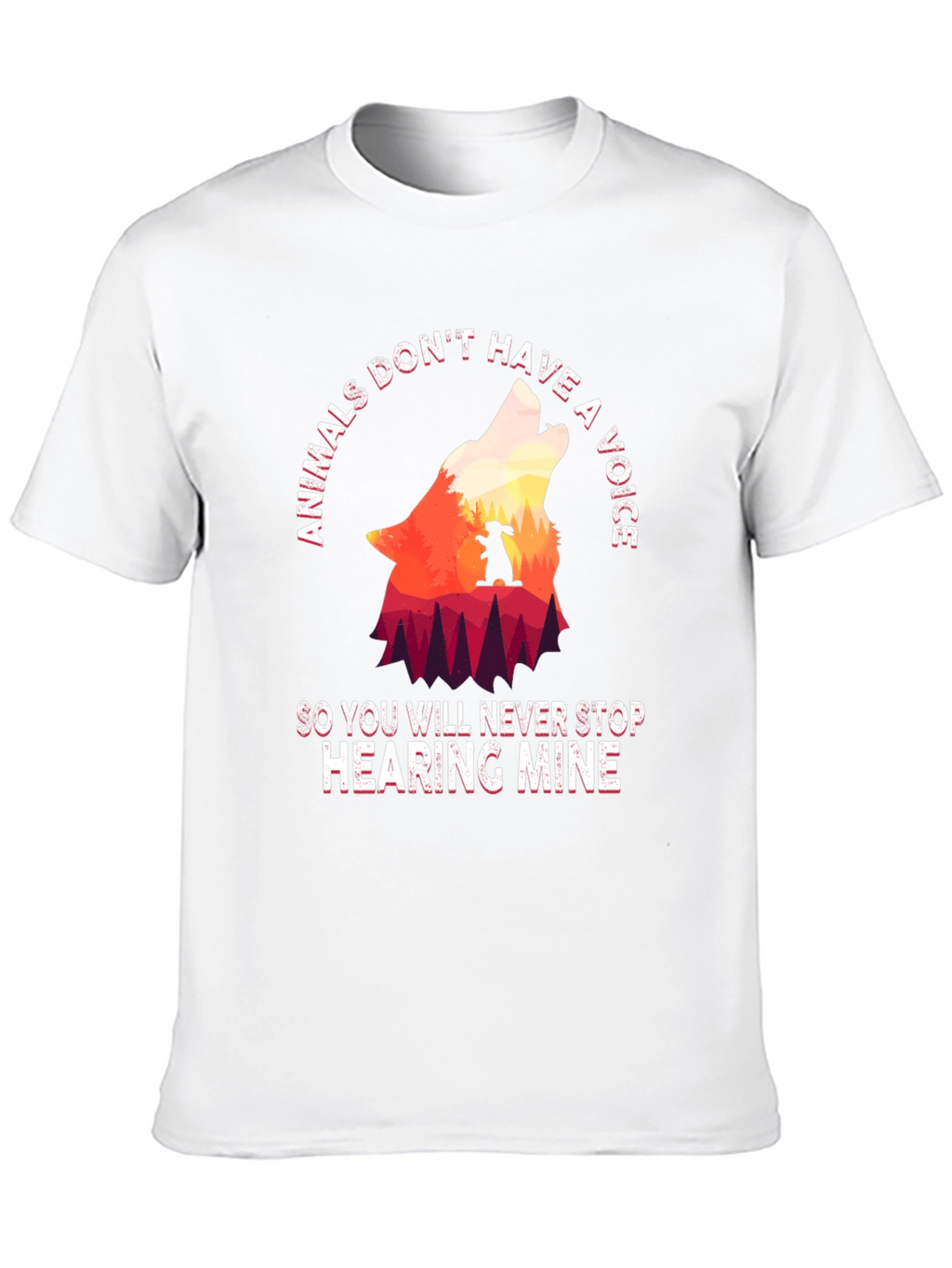 Animals Dont Have a Voice Graphic Tee