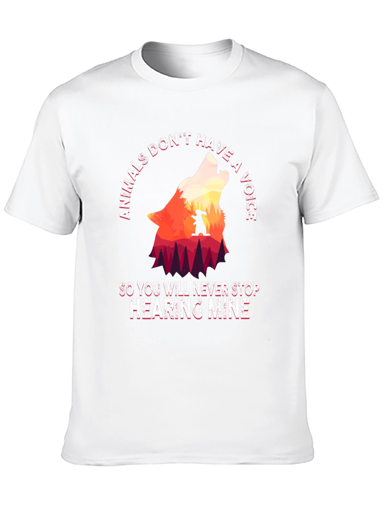 Animals Dont Have a Voice Graphic Tee
