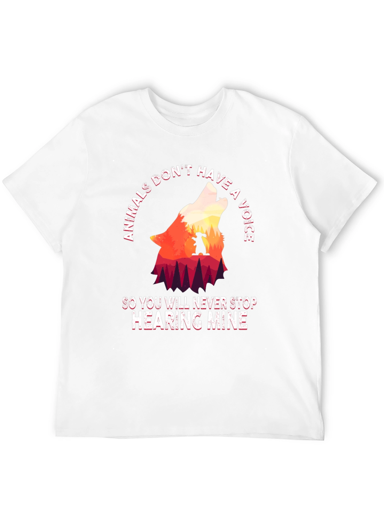 Animals Dont Have a Voice Graphic Tee