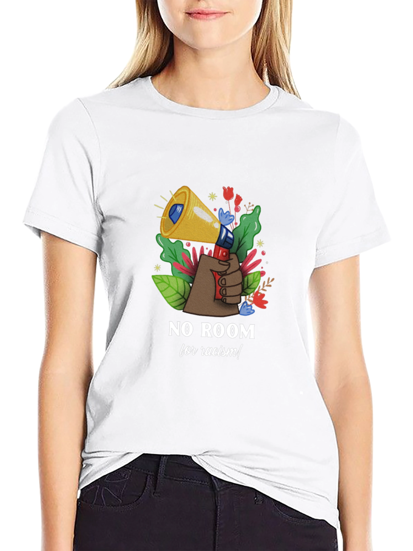No Room For Racism Graphic T-Shirt
