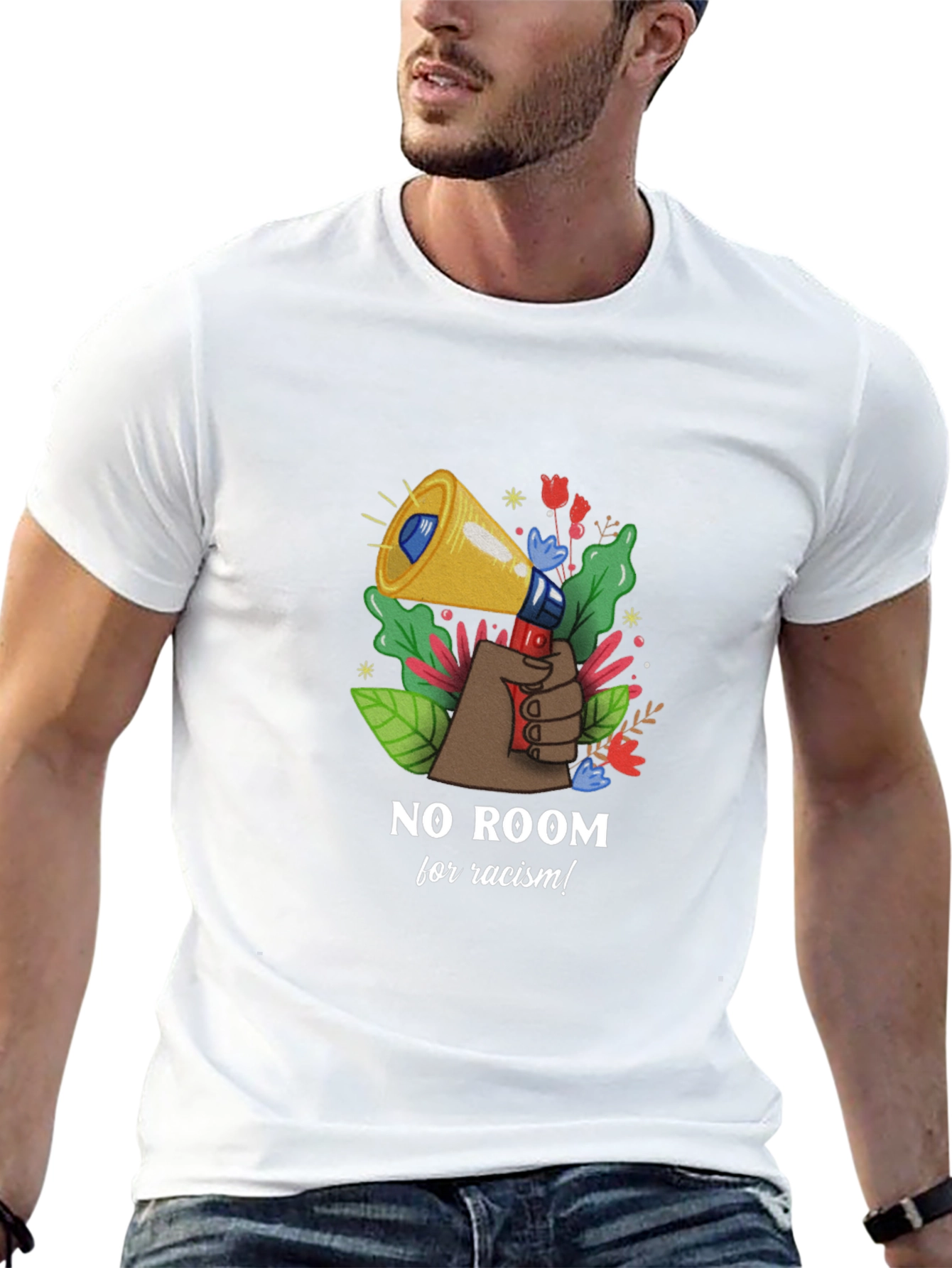 No Room For Racism Graphic T-Shirt