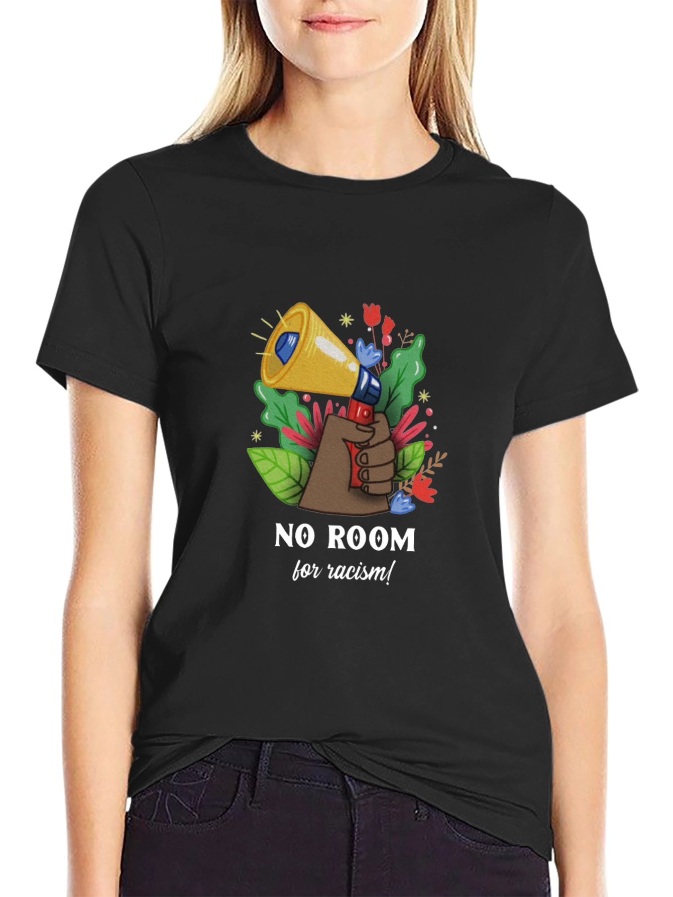 No Room For Racism Graphic T-Shirt