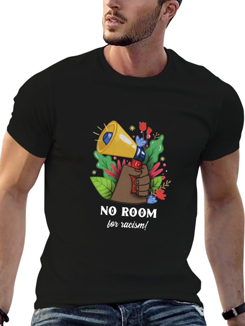 No Room For Racism Graphic T-Shirt