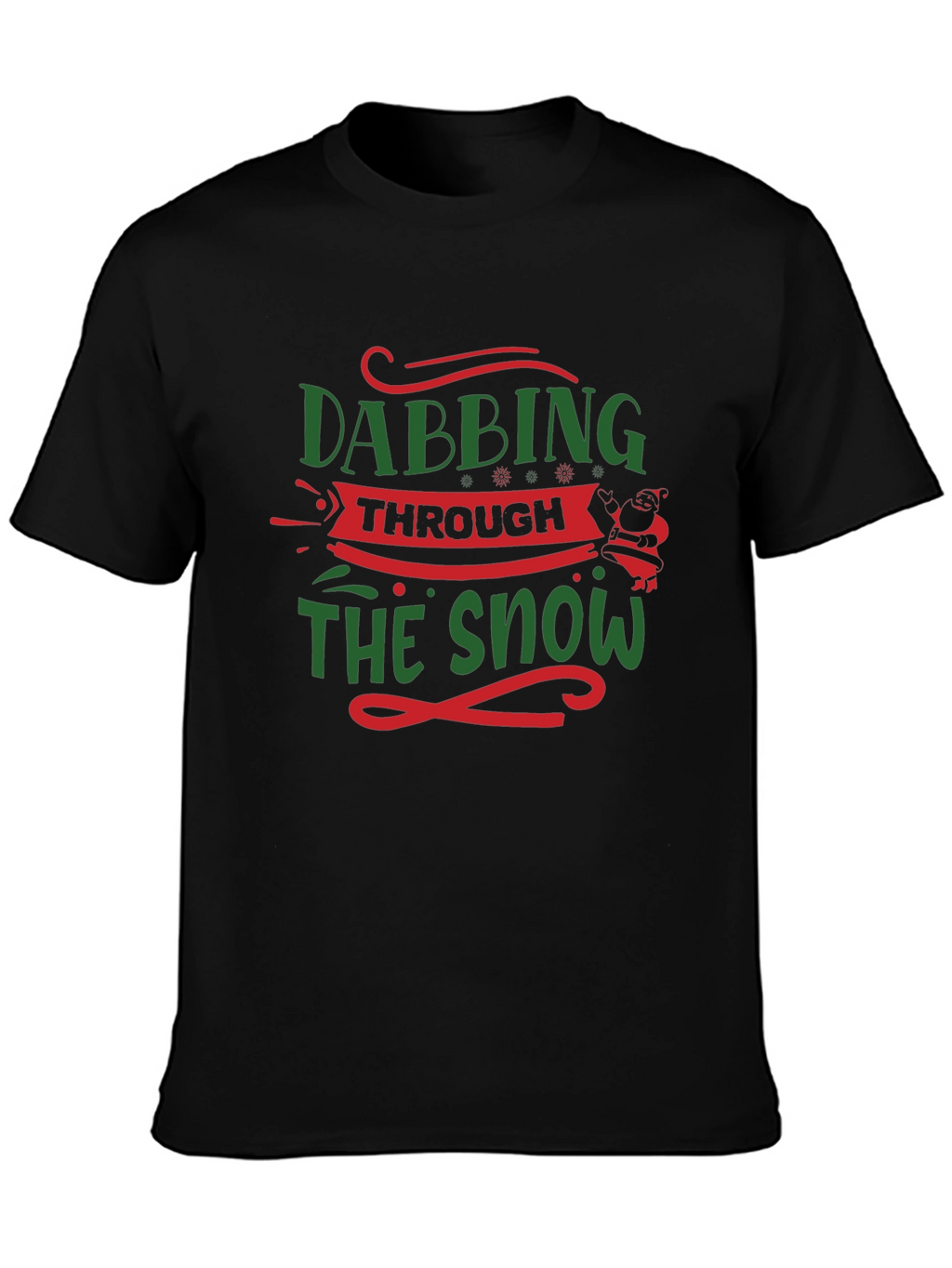 Dabbing Through The Snow Christmas T-Shirt