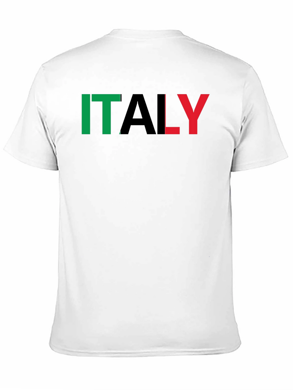 Italy Flag T-Shirt - Black Graphic Tee