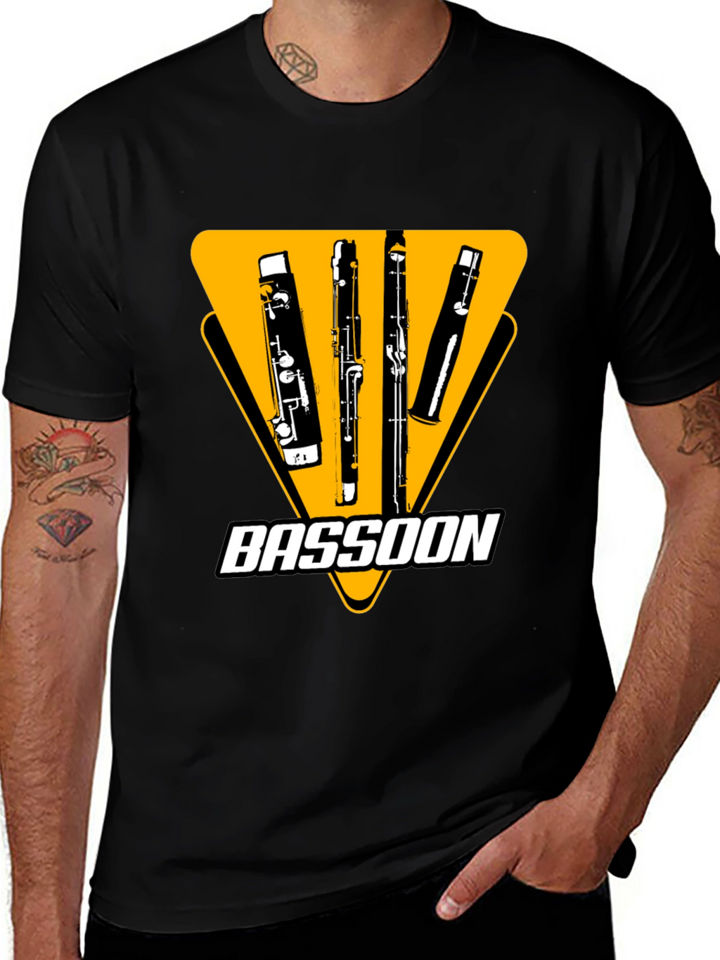 Bassoon Instrument T-Shirt - Musical Apparel