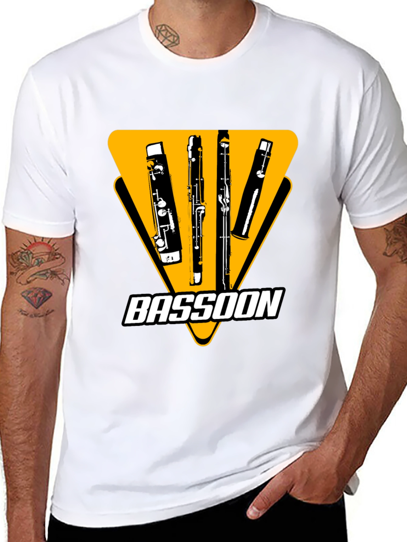 Bassoon Instrument T-Shirt - Musical Apparel