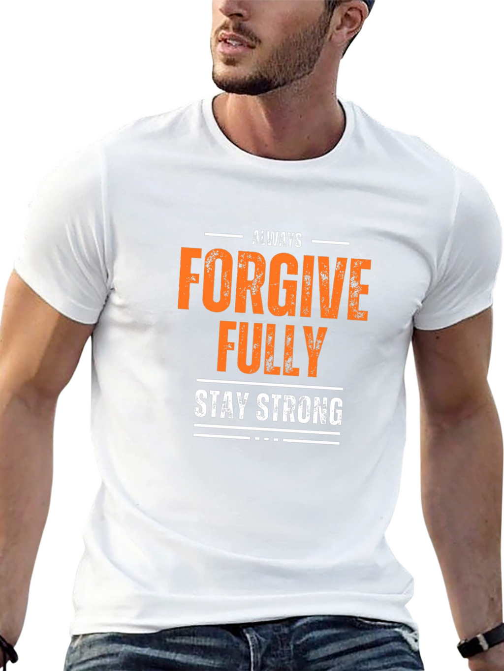 Forgive Fully Graphic Tee - Mens Black T-Shirt