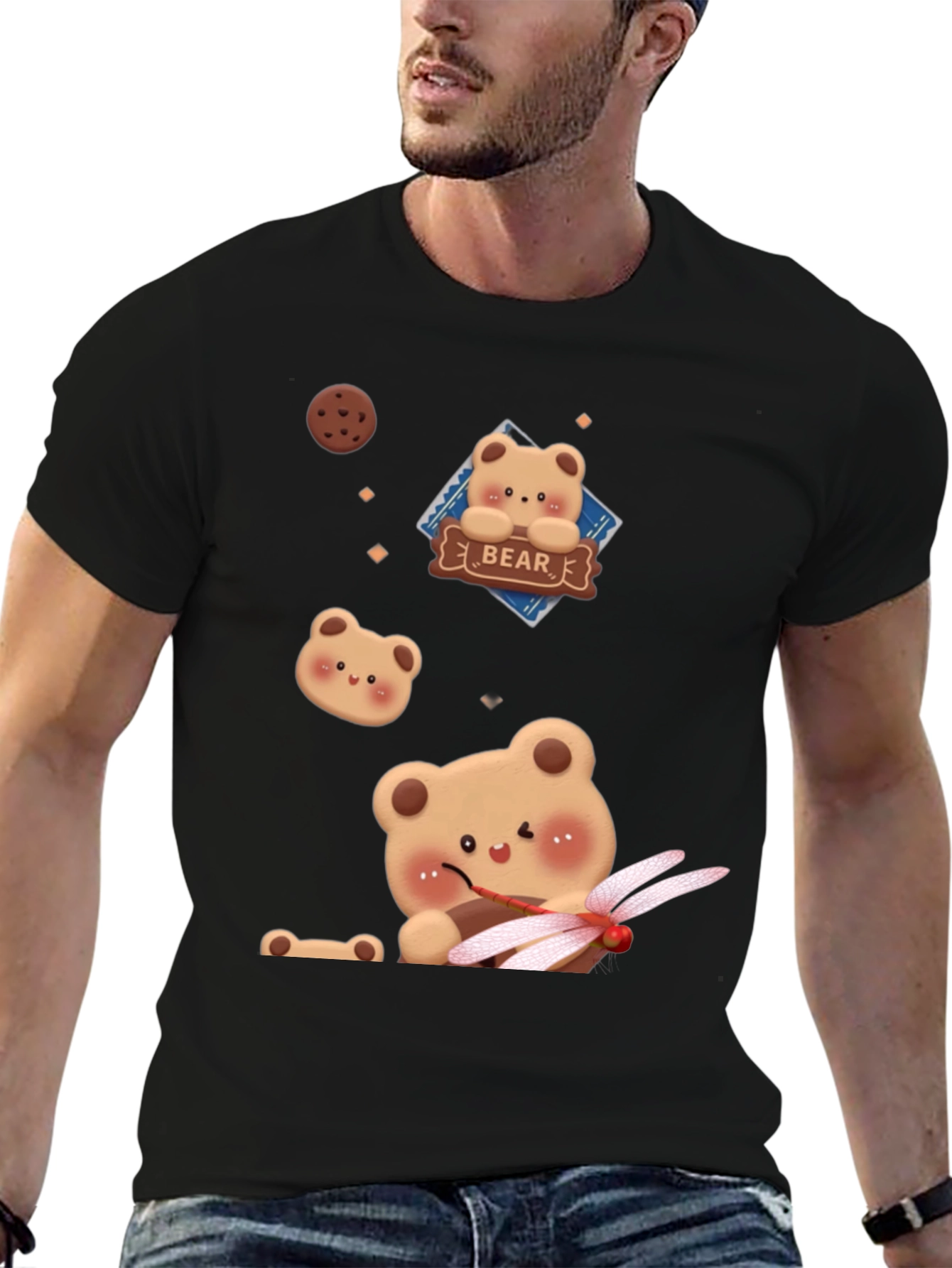 Cute Bear Graphic T-Shirt