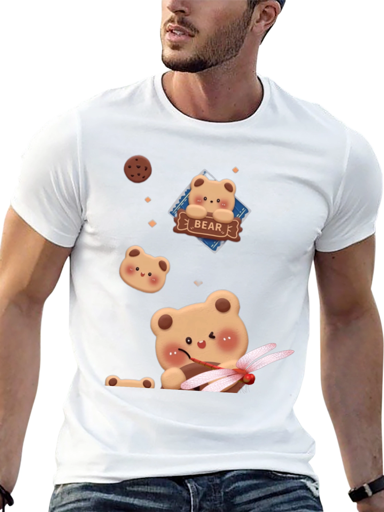 Cute Bear Graphic T-Shirt