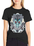 Cyberpunk Skull Graphic Tee