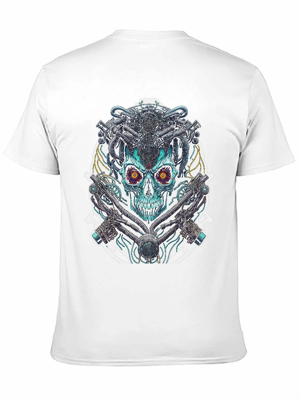 Cyberpunk Skull Graphic Tee