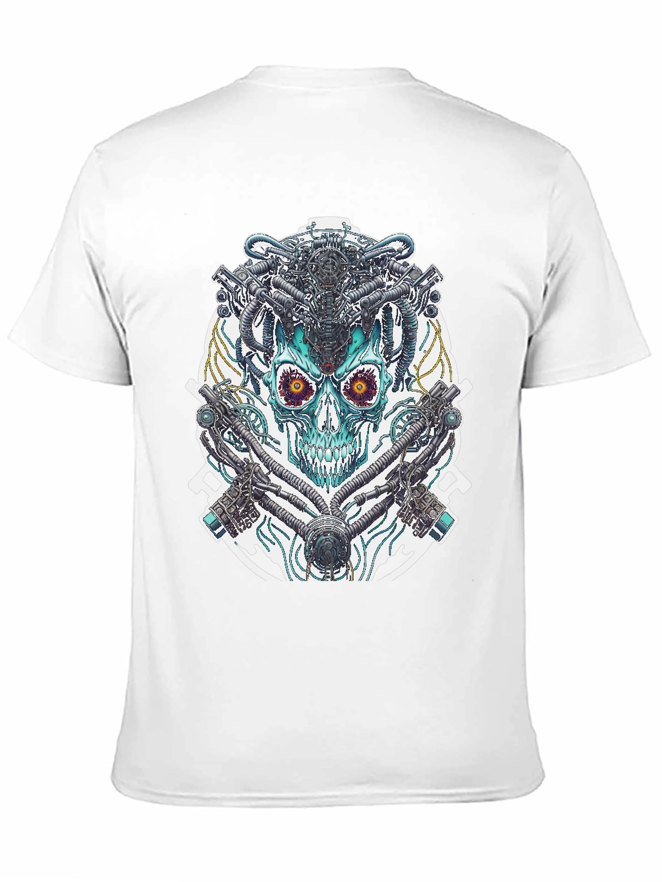 Cyberpunk Skull Graphic Tee