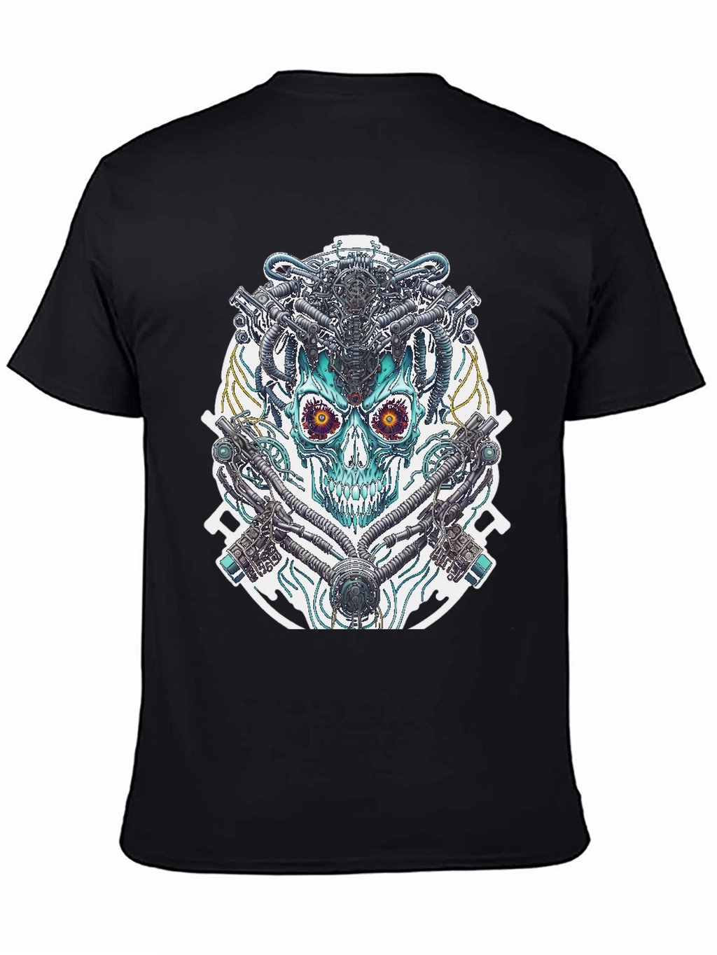 Cyberpunk Skull Graphic Tee
