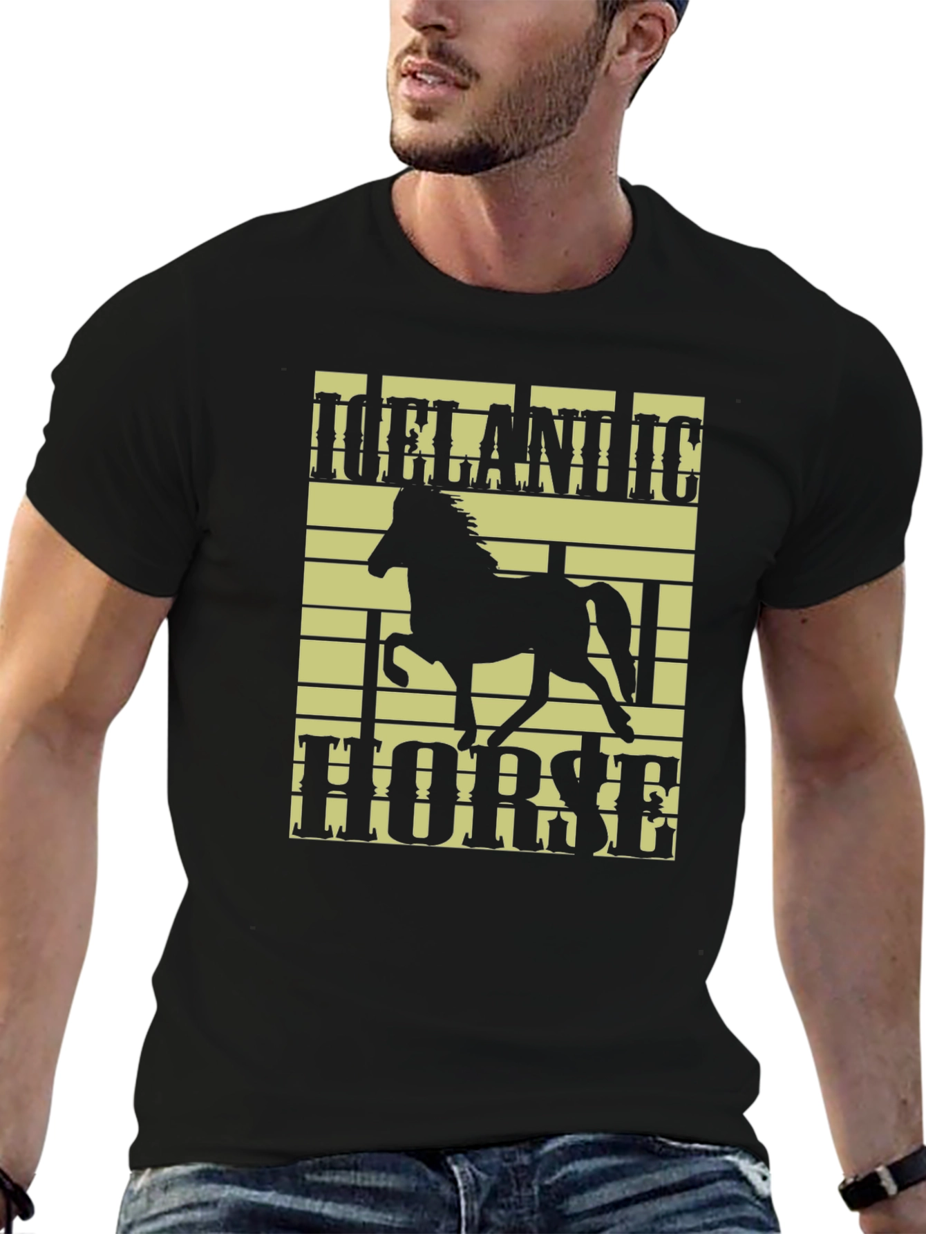 Icelandic Horse Graphic Tee - Stylish Comfort