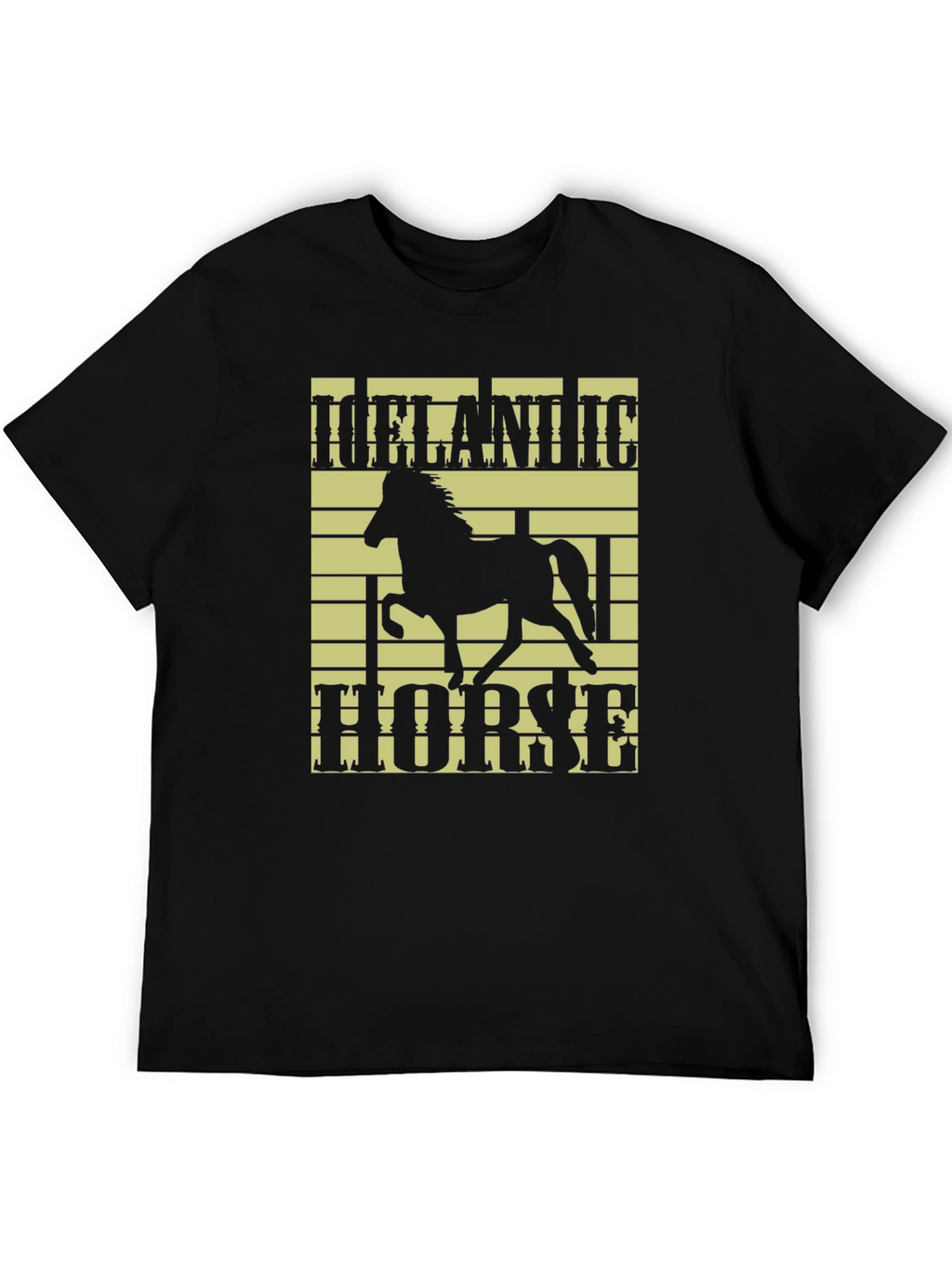 Icelandic Horse Graphic Tee - Stylish Comfort