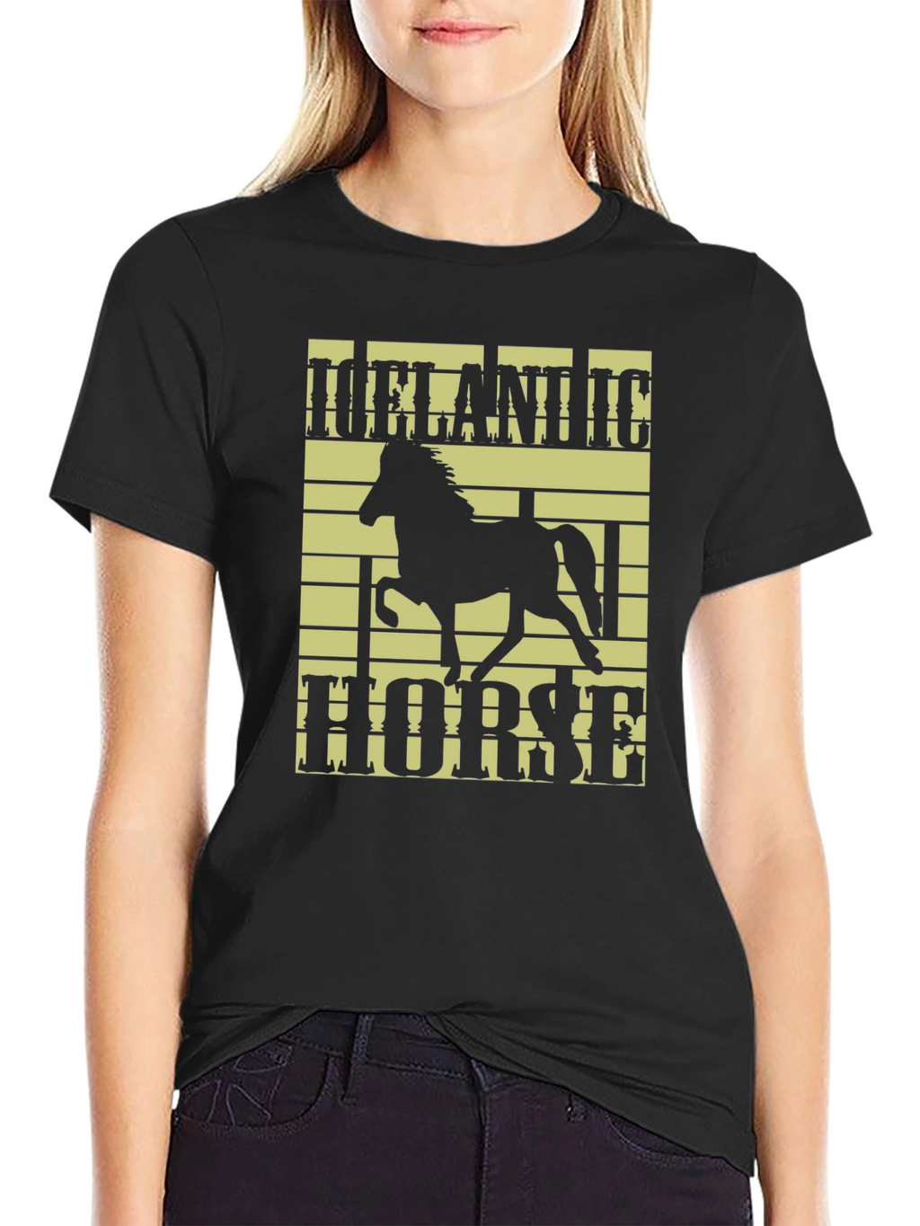 Icelandic Horse Graphic Tee - Stylish Comfort