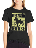 Icelandic Horse Graphic Tee - Stylish Comfort