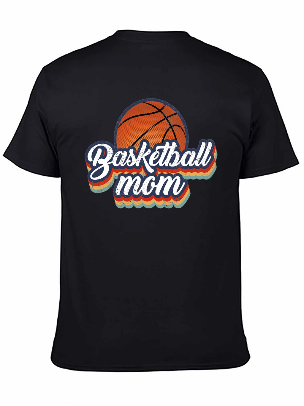 Basketball Mom Graphic T-Shirt - Black